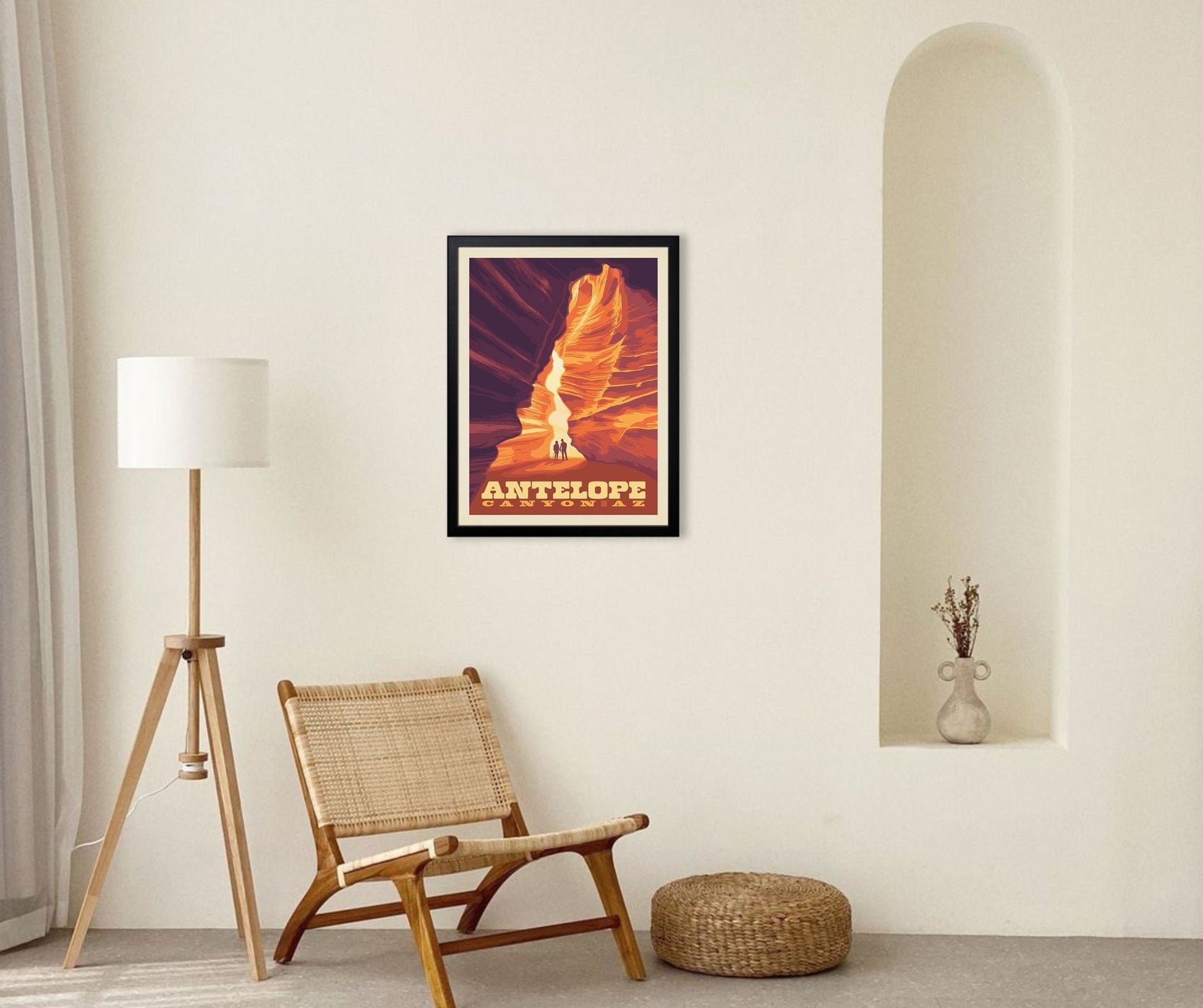 Antelope Canyon, AZ (American Travel) Art Print - Wander Together Outfitters
