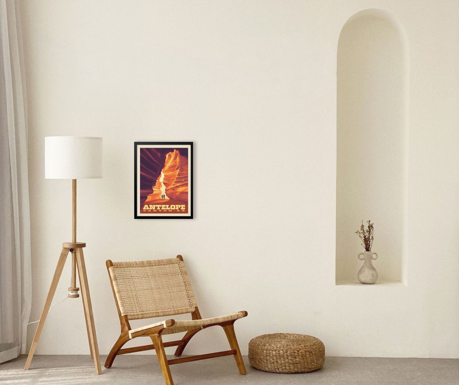Antelope Canyon, AZ (American Travel) Art Print - Wander Together Outfitters
