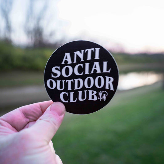 Anti Social Outdoor Club Sticker - Wander Together Outfitters