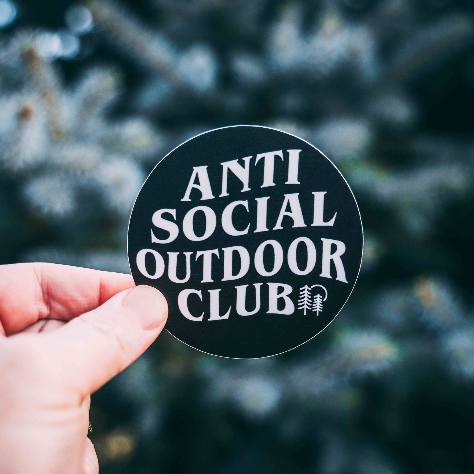 Anti Social Outdoor Club Sticker - Wander Together Outfitters