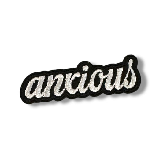 “Anxious” Iron On Patch - Wander Together Outfitters
