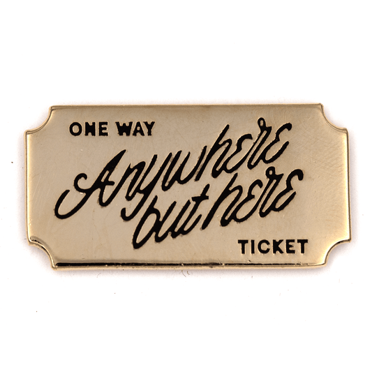 "Anywhere But Here " Hard Enamel Pin - Wander Together Outfitters