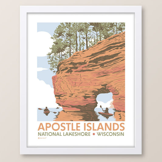 Apostle Islands National Lakeshore Lake Superior Print - Wander Together Outfitters
