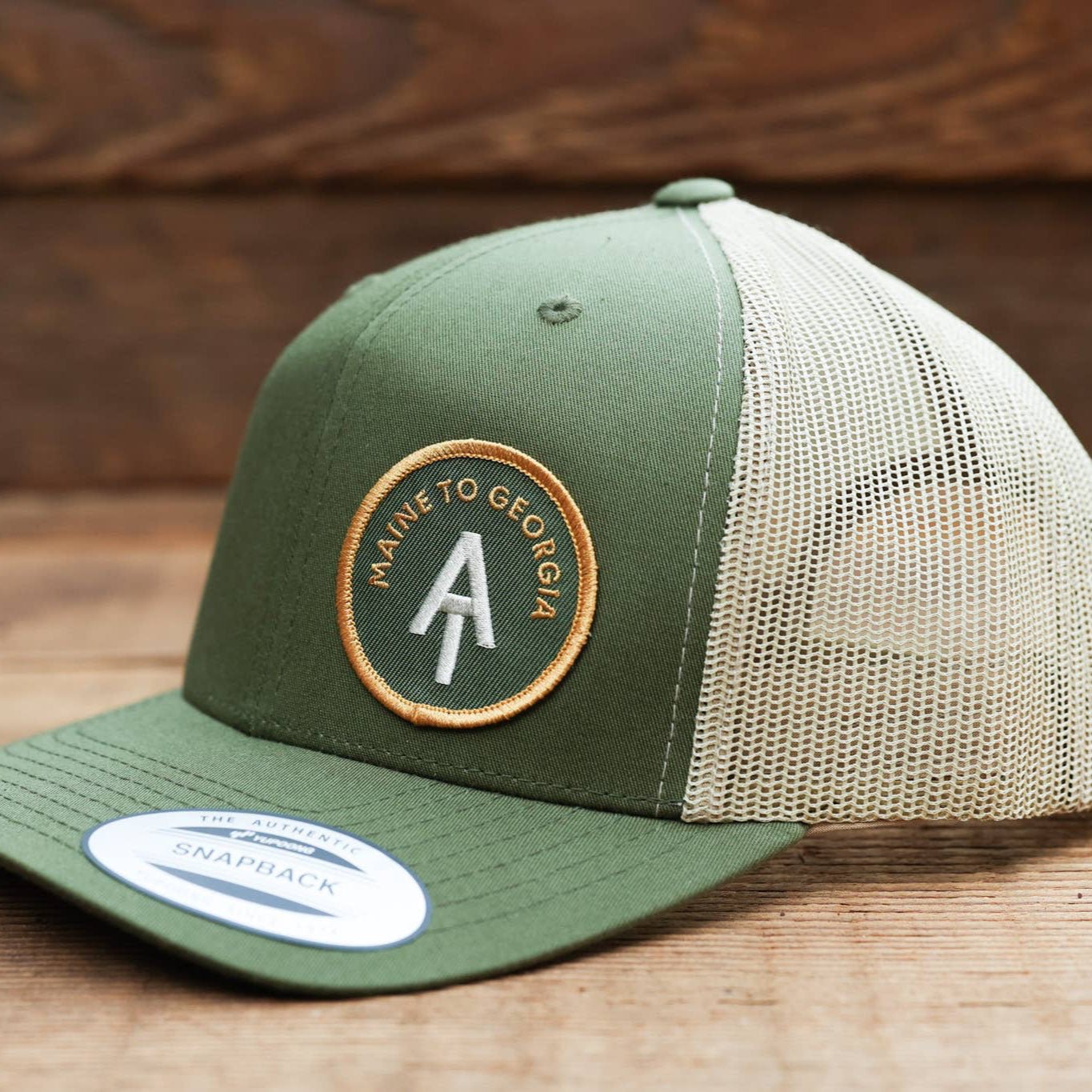 Appalachian Trail Side Patch, Vintage Style Trucker Hat SnapBack Cap - Wander Together Outfitters