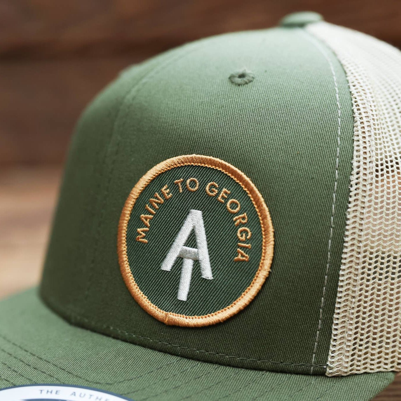 Appalachian Trail Side Patch, Vintage Style Trucker Hat SnapBack Cap - Wander Together Outfitters