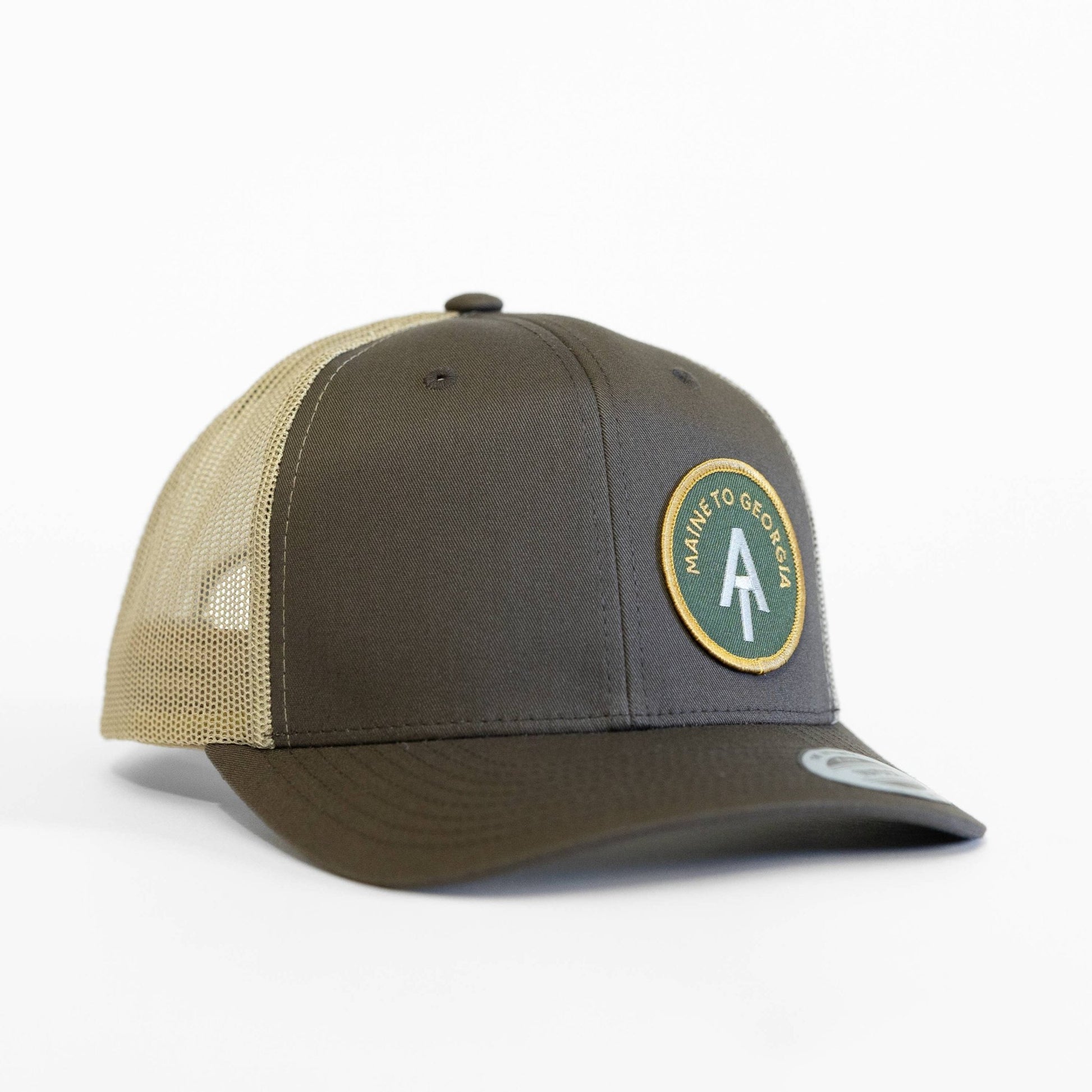 Appalachian Trail Side Patch, Vintage Style Trucker Hat SnapBack Cap - Wander Together Outfitters