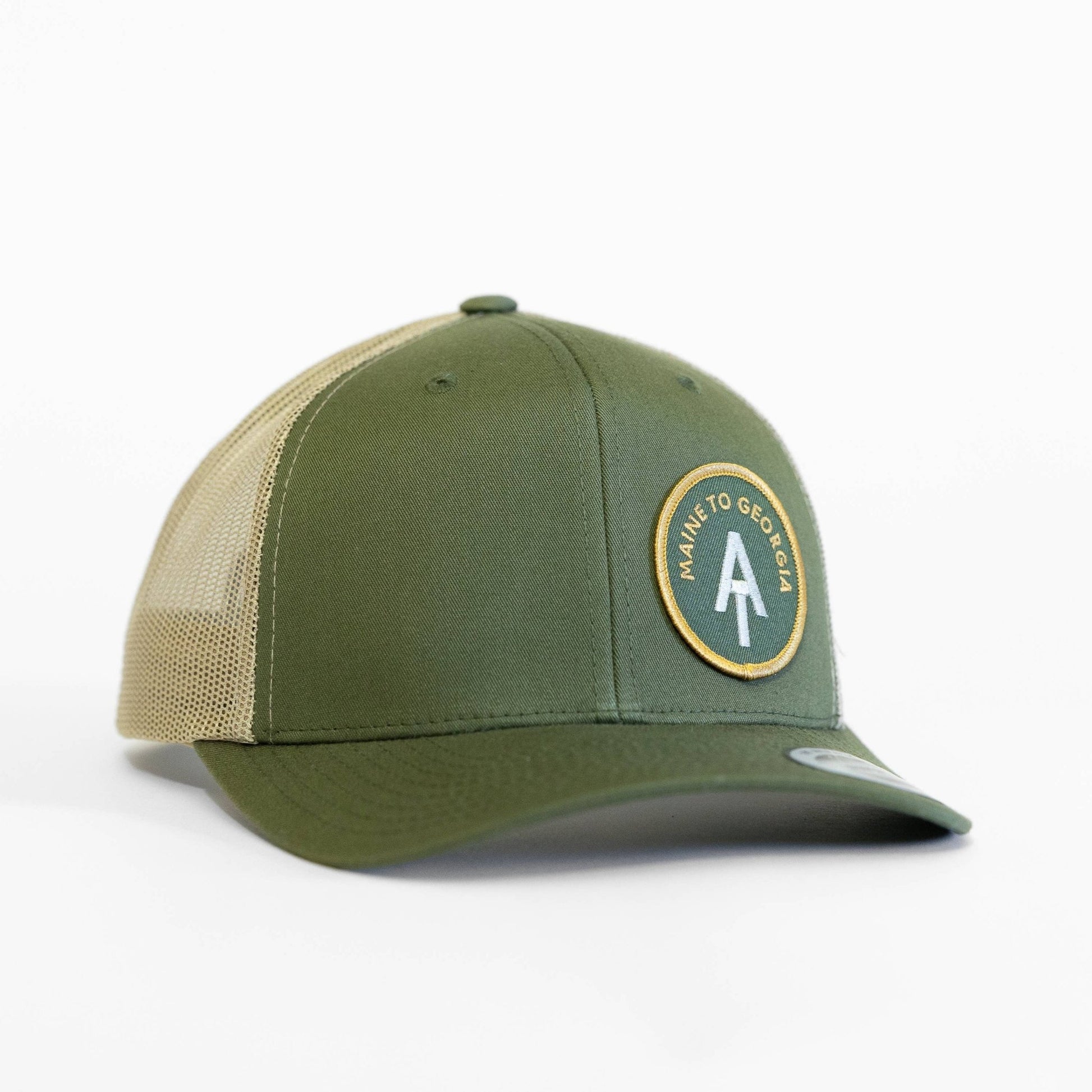 Appalachian Trail Side Patch, Vintage Style Trucker Hat SnapBack Cap - Wander Together Outfitters