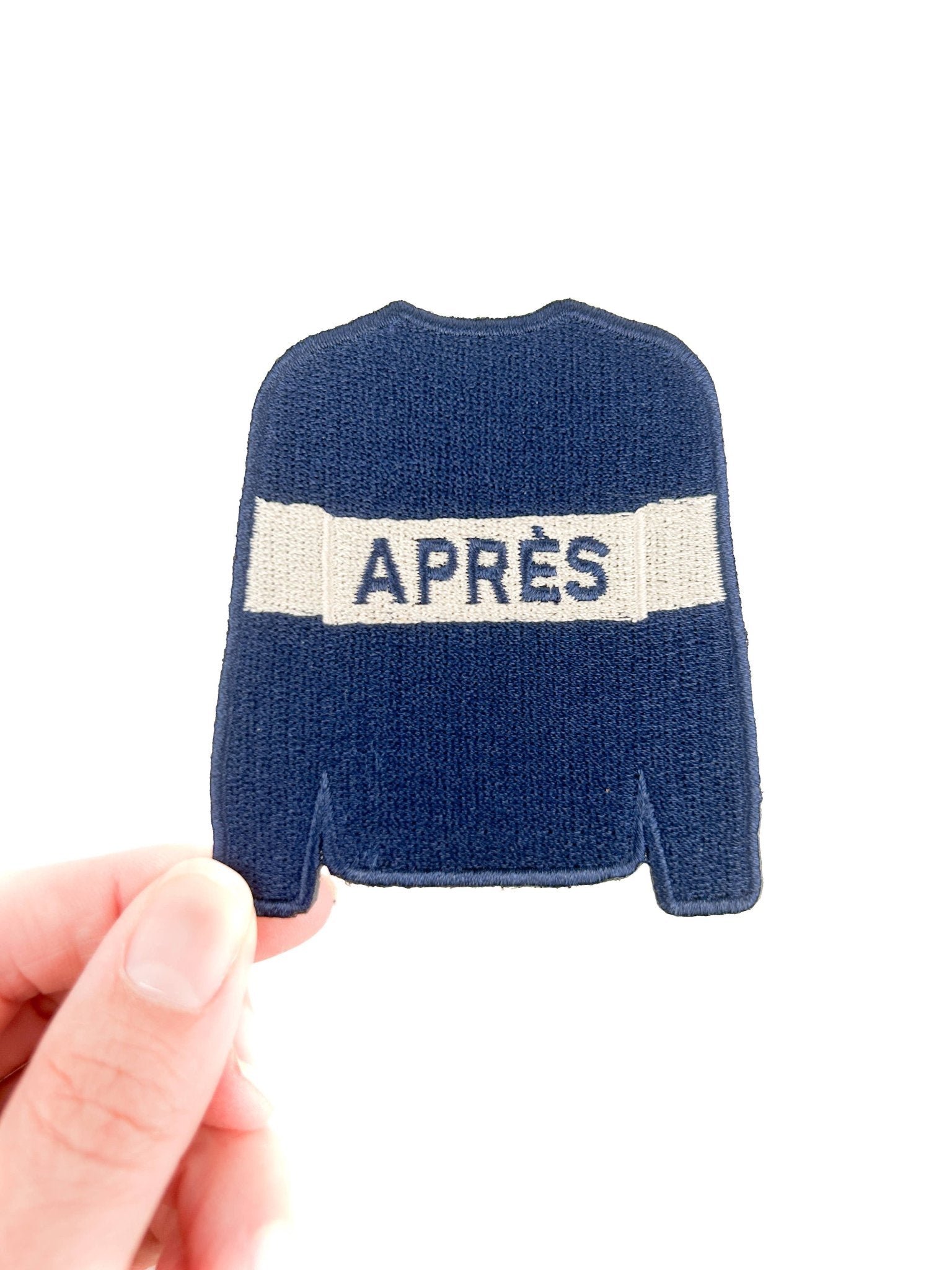 "Après" Ski Sweater Iron On Patch - Wander Together Outfitters