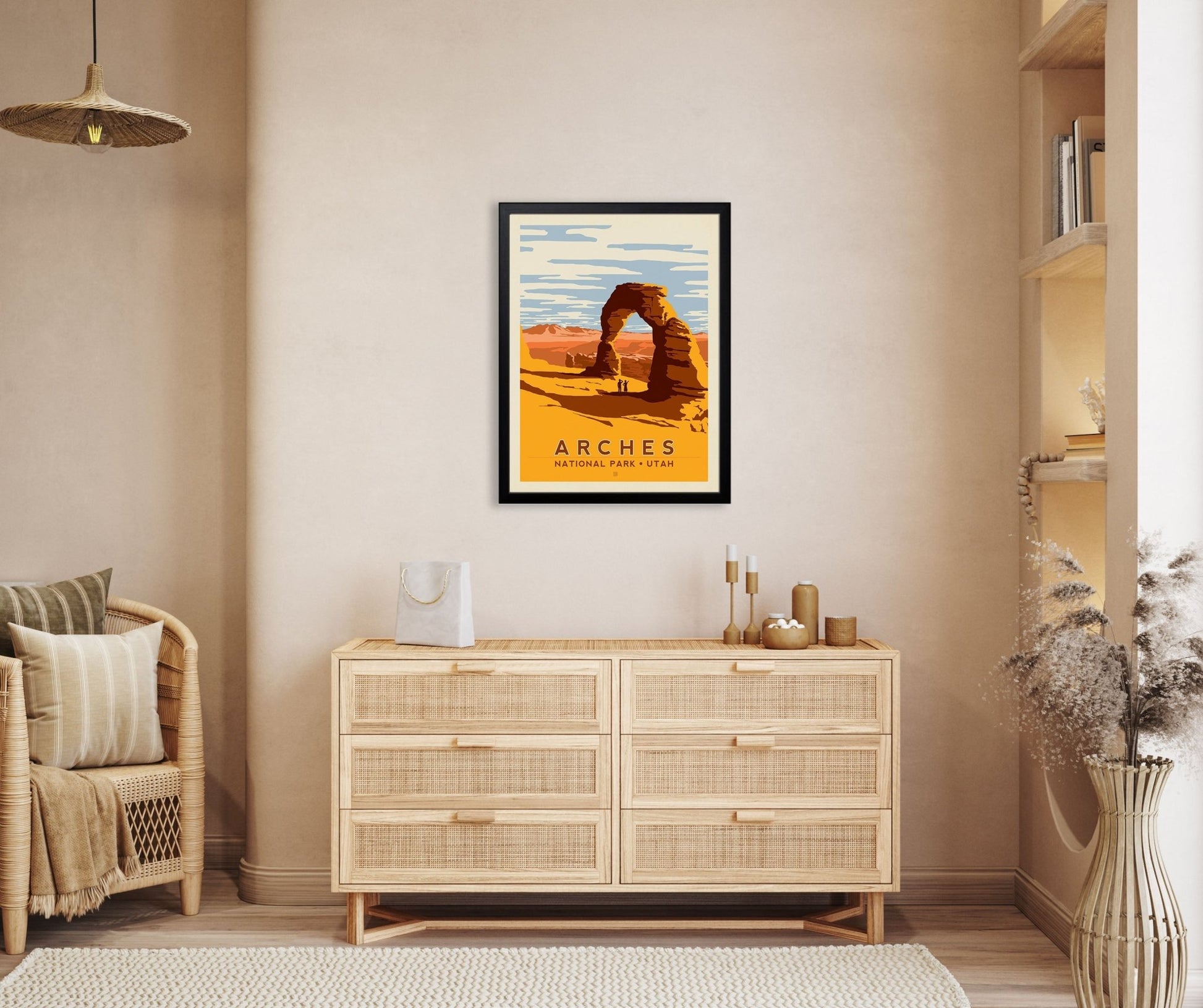 Arches National Park: Delicate Arch Art Print - Wander Together Outfitters