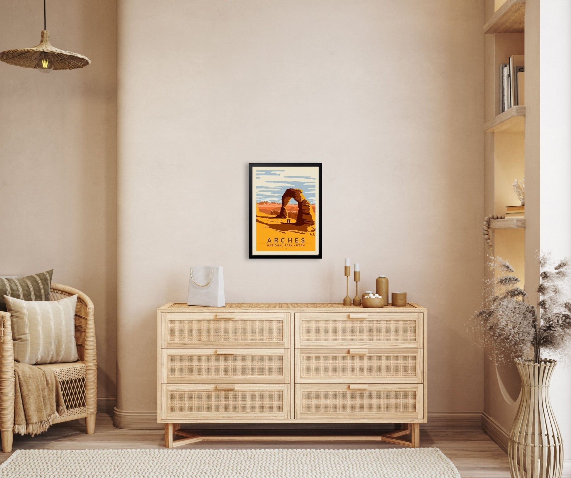 Arches National Park: Delicate Arch Art Print - Wander Together Outfitters