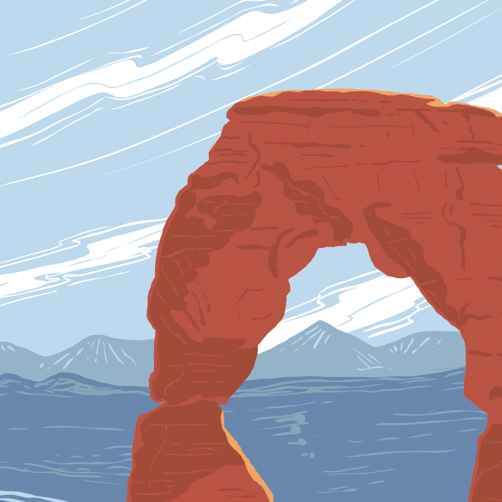 Arches National Park Delicate Arch Print - Wander Together Outfitters