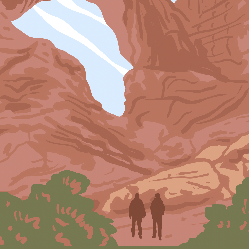 Arches National Park Double Arches Print - Wander Together Outfitters