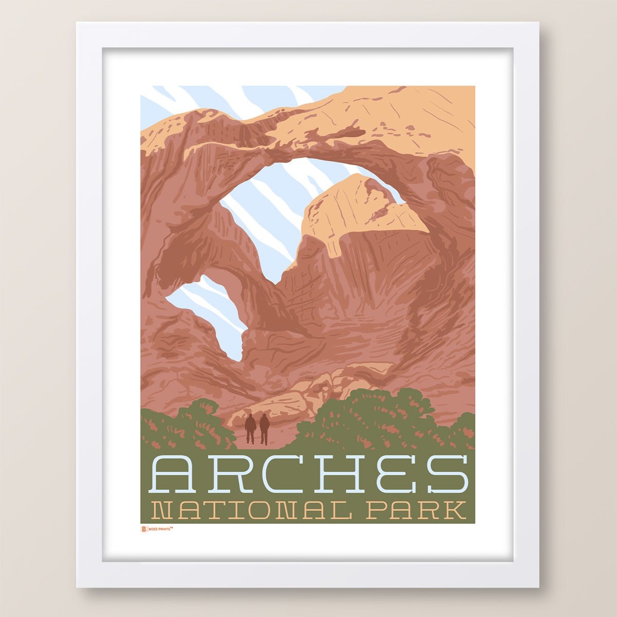 Arches National Park Double Arches Print - Wander Together Outfitters