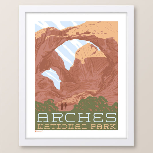 Arches National Park Double Arches Print - Wander Together Outfitters