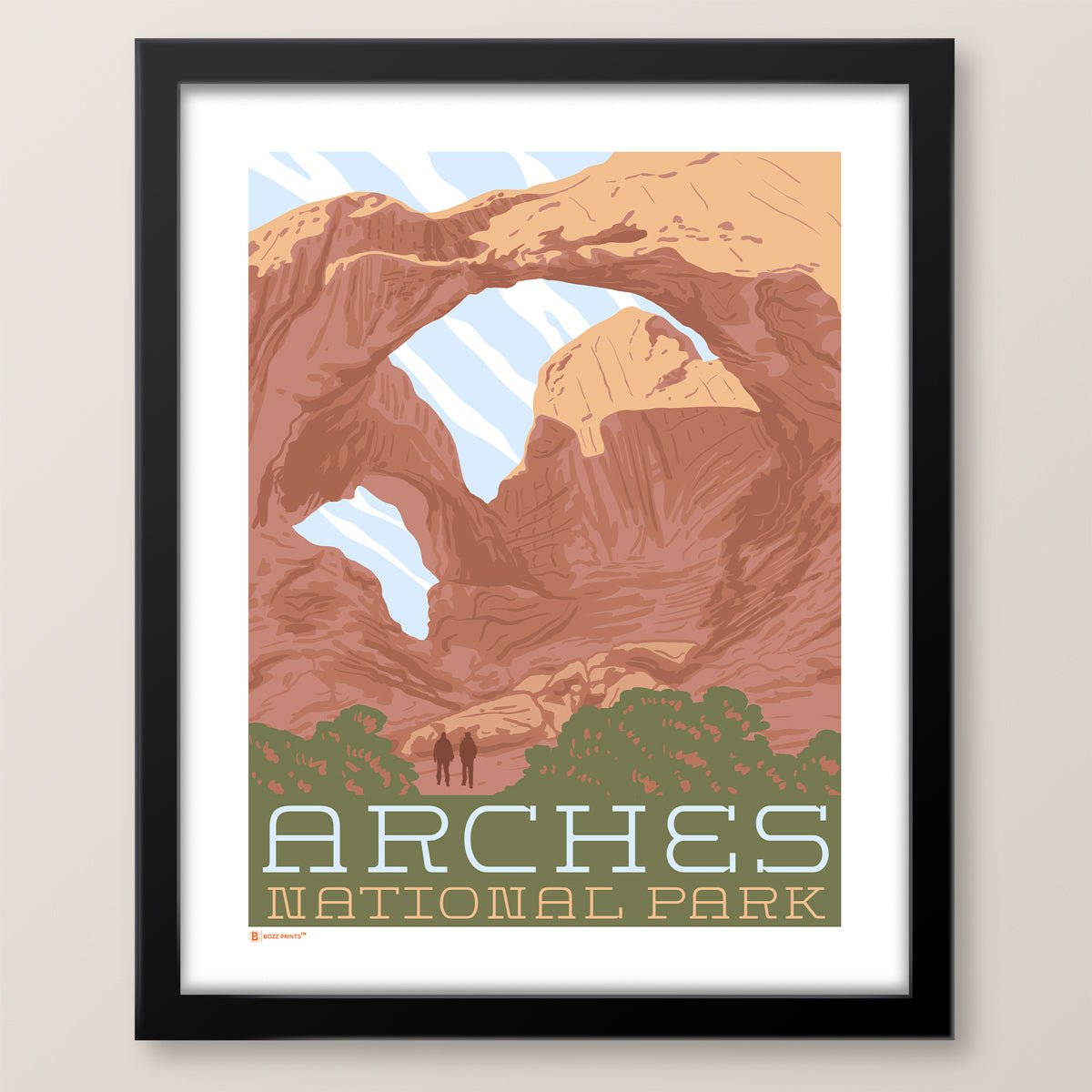 Arches National Park Double Arches Print - Wander Together Outfitters