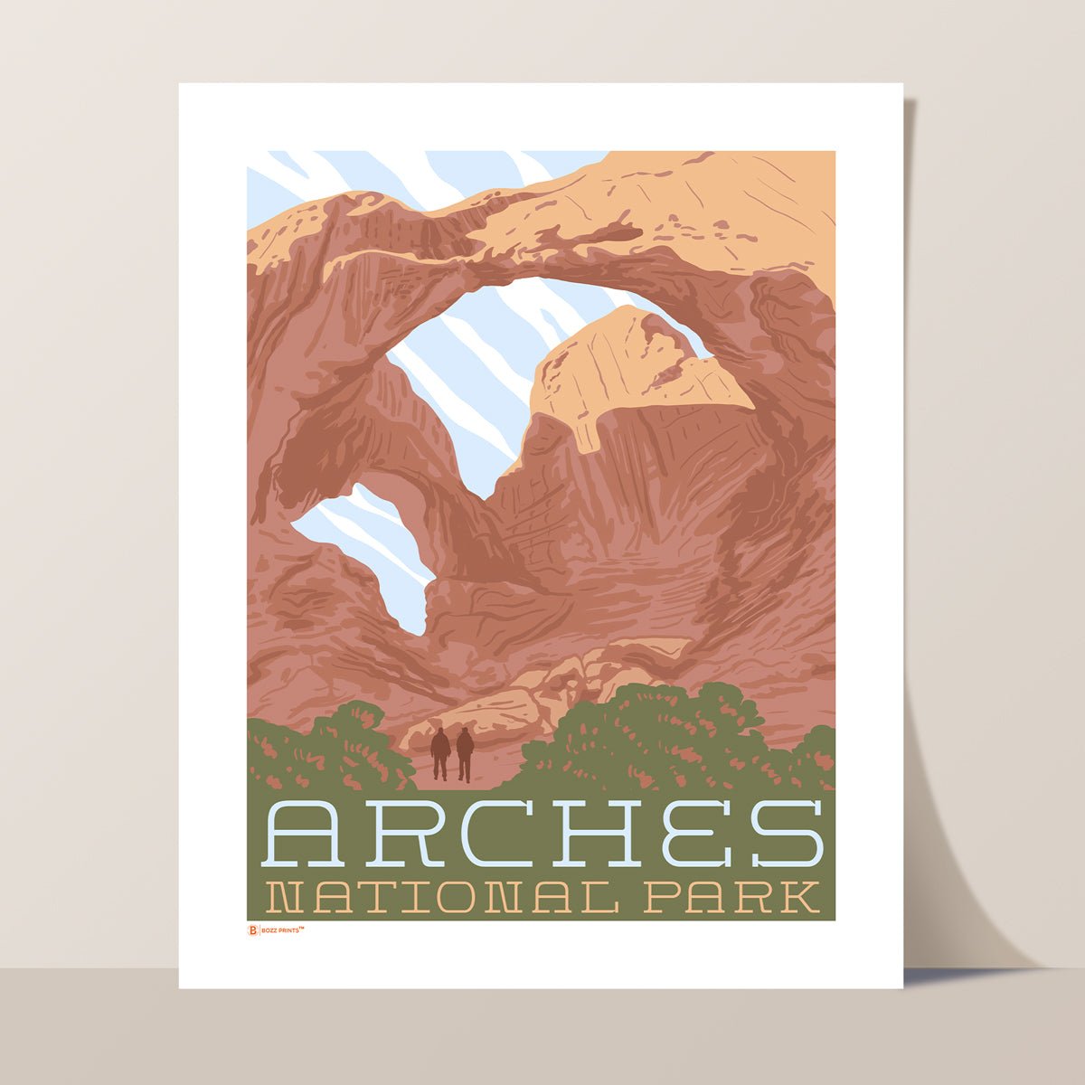 Arches National Park Double Arches Print - Wander Together Outfitters