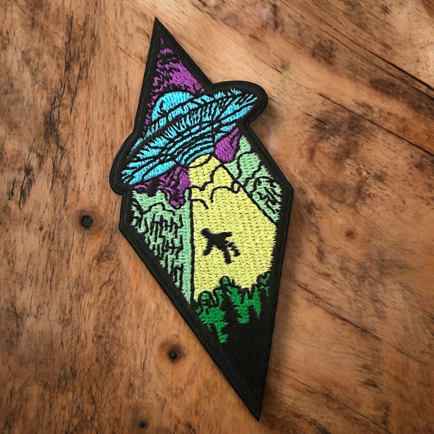 Area 51 and UFO , Alien Travel Themed Iron On Patches - Wander Together Outfitters