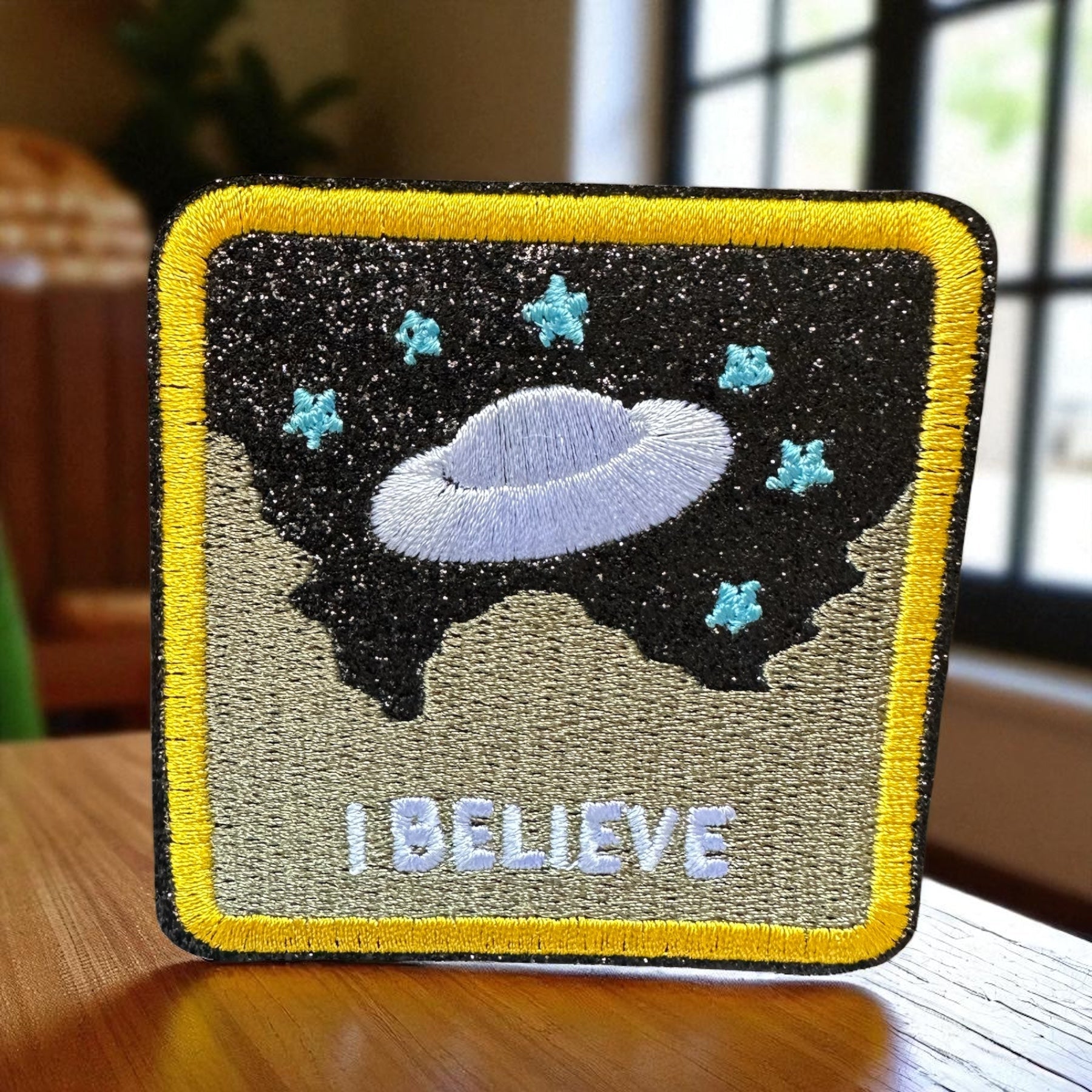 Area 51 and UFO, Alien Travel Themed Iron On Patches - Wander Together Outfitters