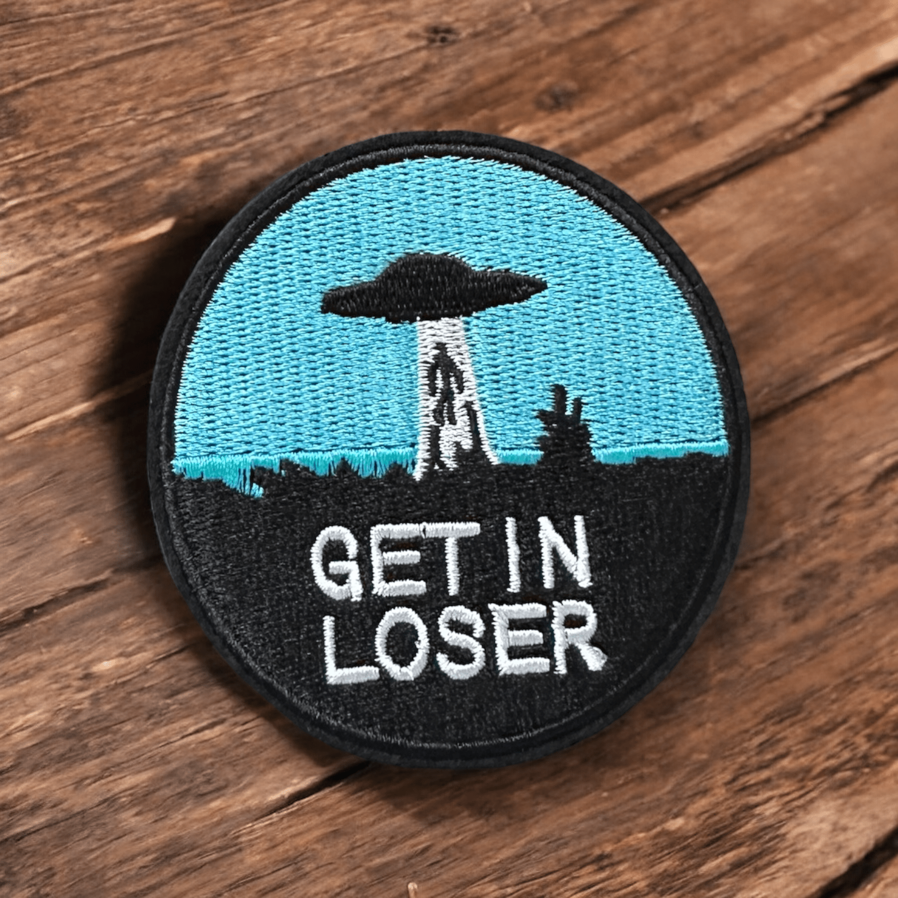 Area 51 and UFO , Alien Travel Themed Iron On Patches - Wander Together Outfitters