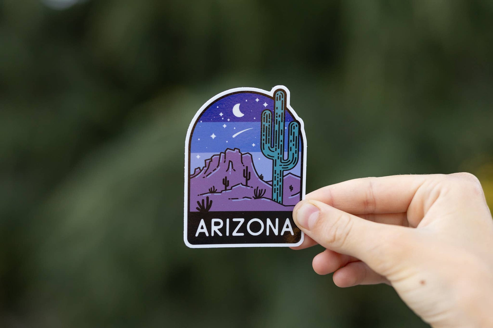 Arizona Desert Night Sky Sticker - Wander Together Outfitters