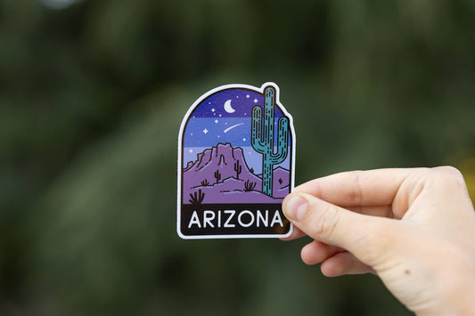 Arizona Desert Night Sky Sticker - Wander Together Outfitters