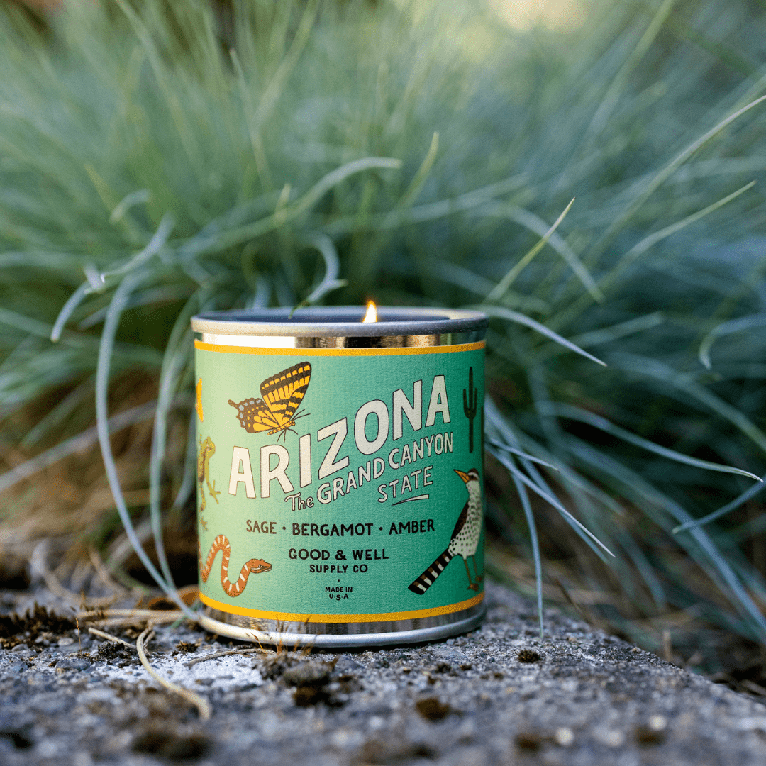 Arizona State Candle (Sage, Bergamot, Amber) - Wander Together Outfitters