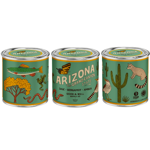 Arizona State Candle (Sage, Bergamot, Amber) - Wander Together Outfitters