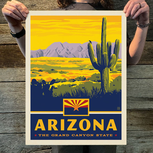 Arizona (State Pride) Art Print - Wander Together Outfitters