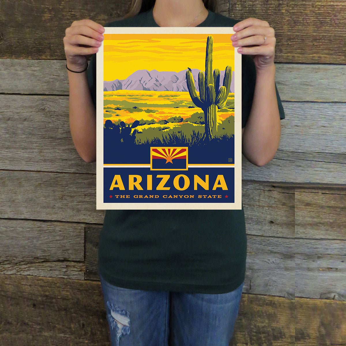 Arizona (State Pride) Art Print - Wander Together Outfitters