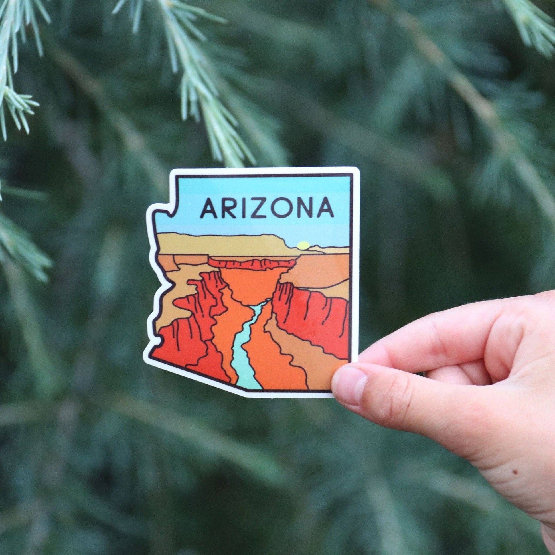 Arizona Vinyl Sticker - Wander Together Outfitters