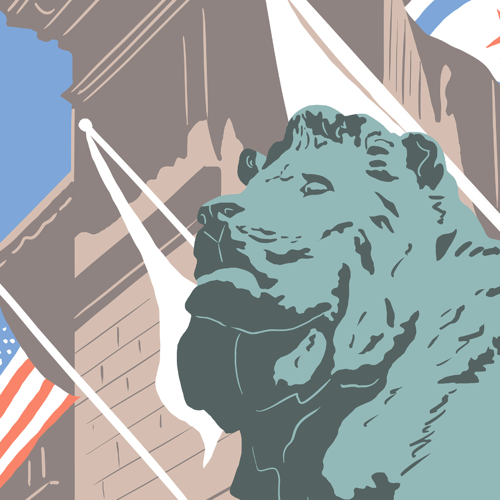 Art Institute of Chicago Lion Print - Wander Together Outfitters