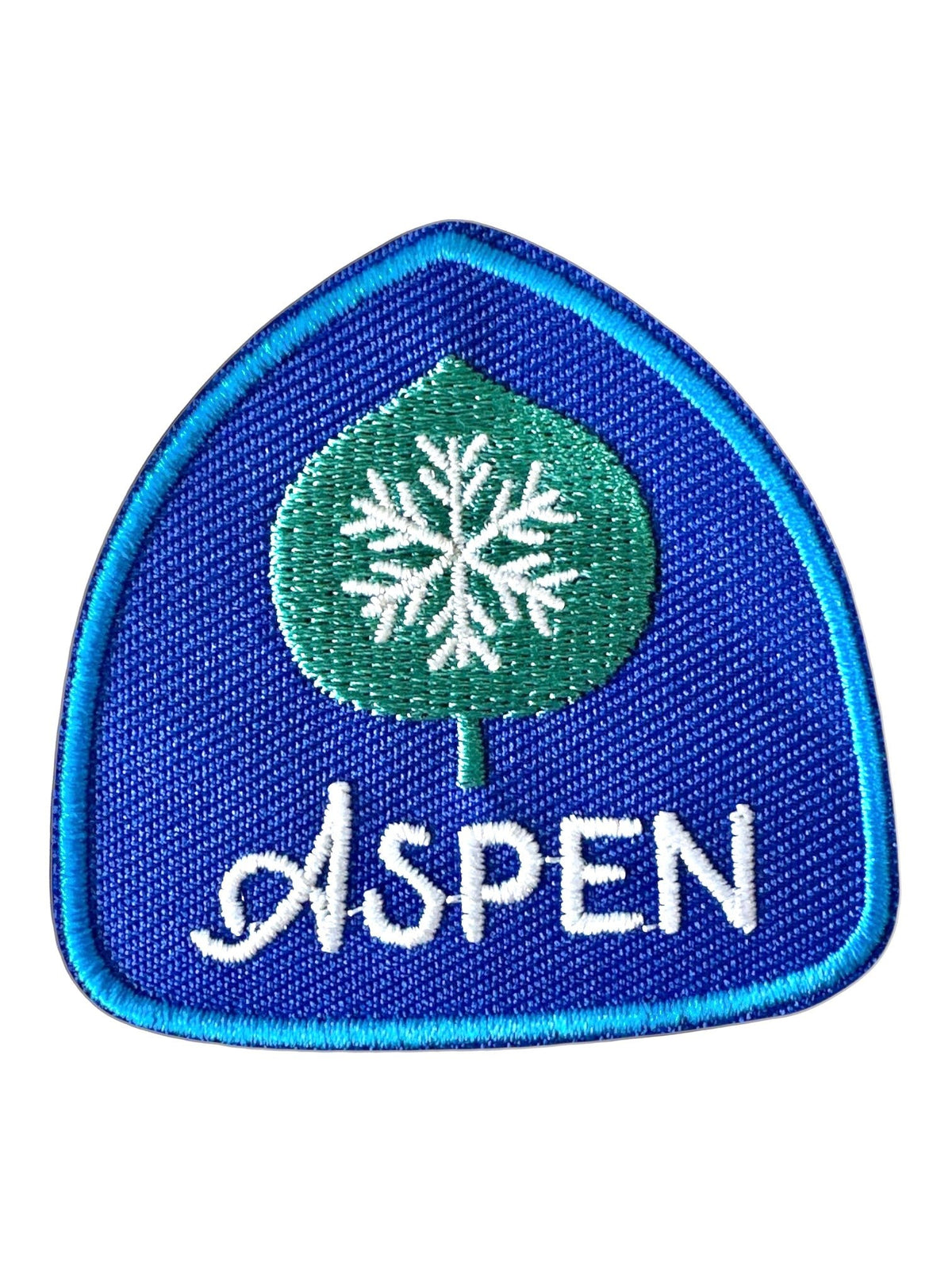 Aspen Leaf Iron On Patch - Wander Together Outfitters