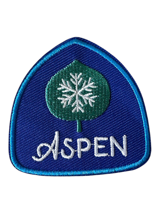Aspen Leaf Iron On Patch - Wander Together Outfitters