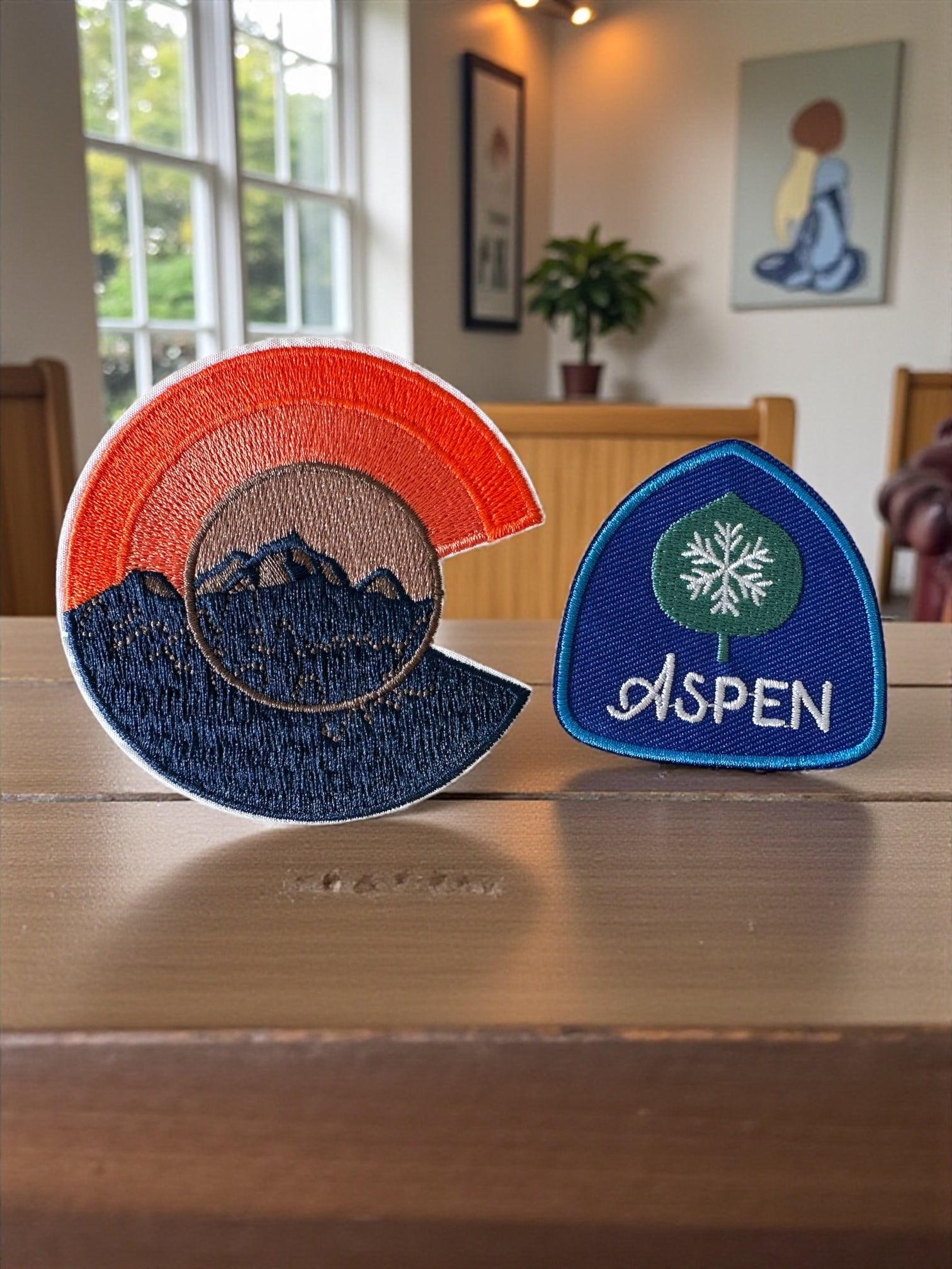 Aspen Leaf Iron On Patch - Wander Together Outfitters