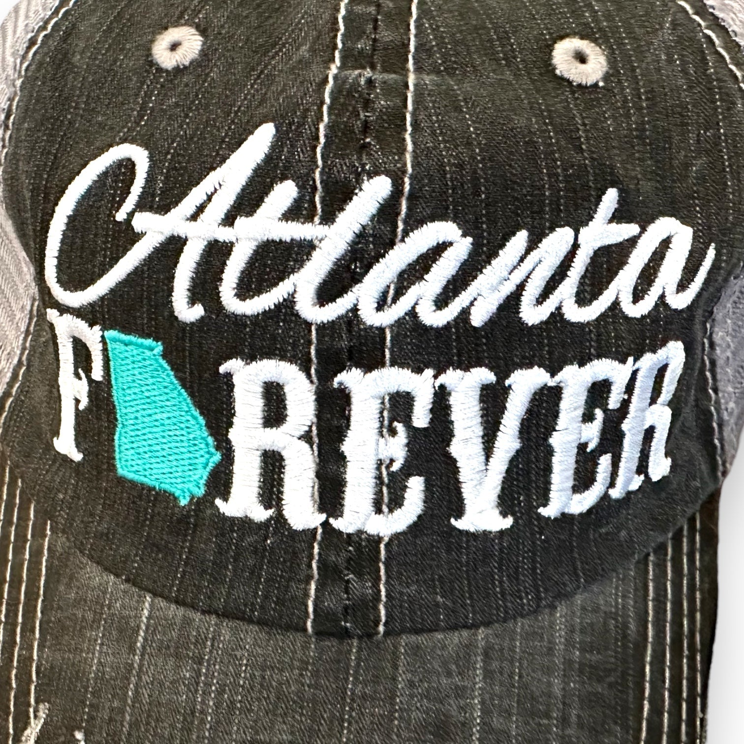 Atlanta or Mississippi Forever Distressed Caps - Wander Together Outfitters
