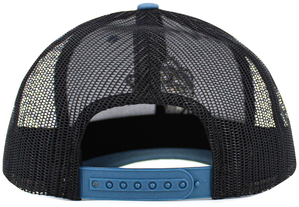 Bass Fish Mesh Trucker Snapback Cap (Various Colors) - Wander Together Outfitters