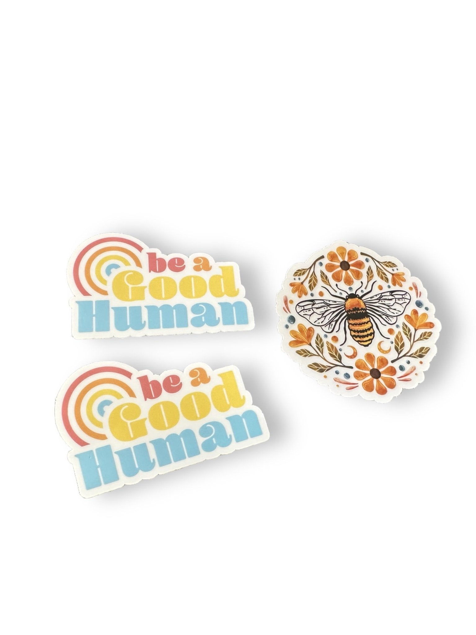 "Be A Good Human" Positivity Sticker - Wander Together Outfitters