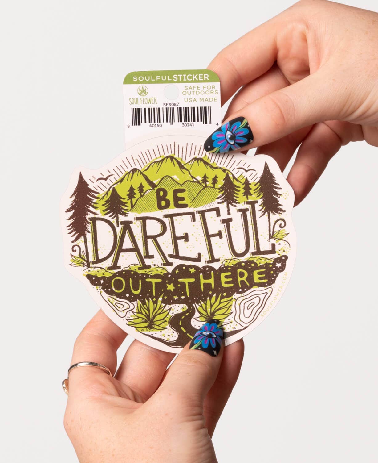 "Be Dareful Out There" Adventure Vinyl Sticker - Wander Together Outfitters