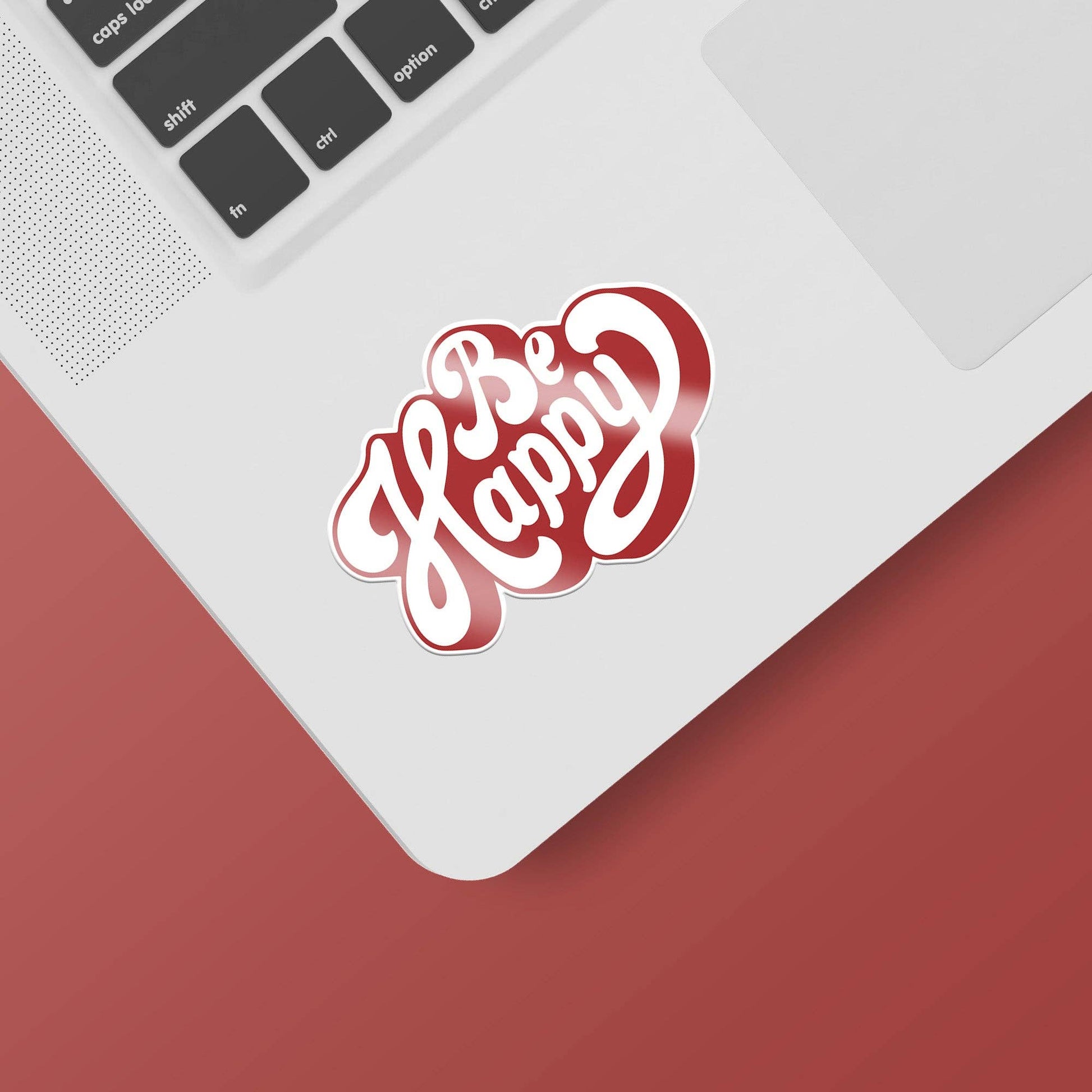 "Be Happy" Vinyl Sticker - Wander Together Outfitters