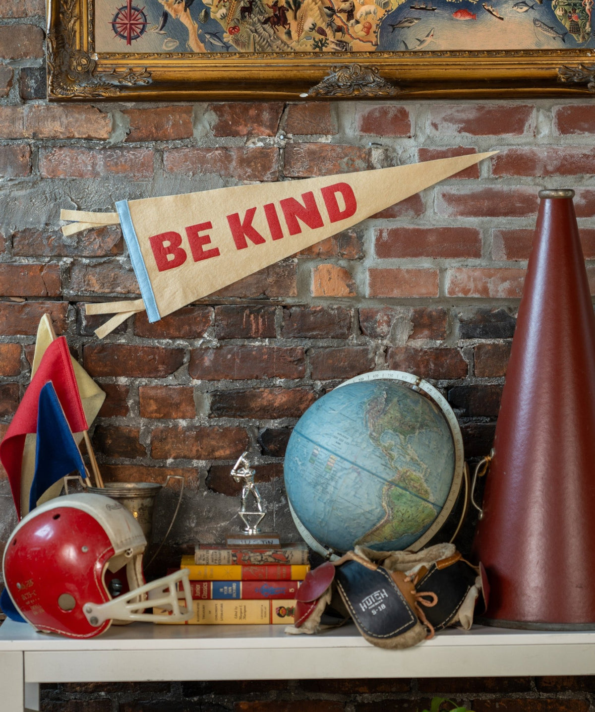 Be Kind Pennant - Wander Together Outfitters