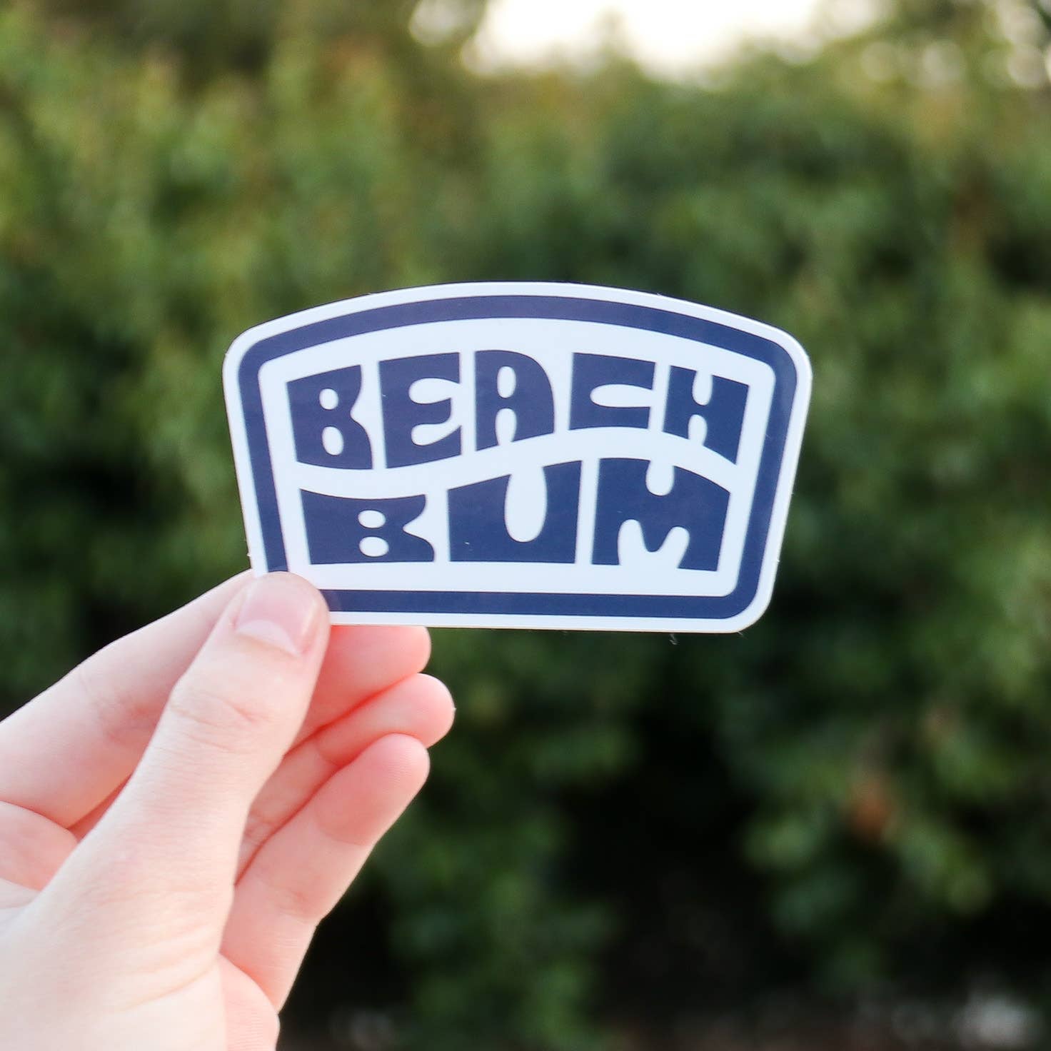 "Beach Bum" Vinyl Sticker - Wander Together Outfitters