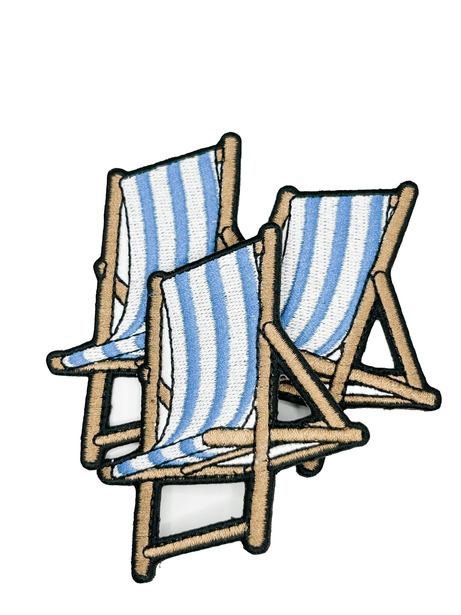 Beach Chair Embroidered Patch - Wander Together Outfitters