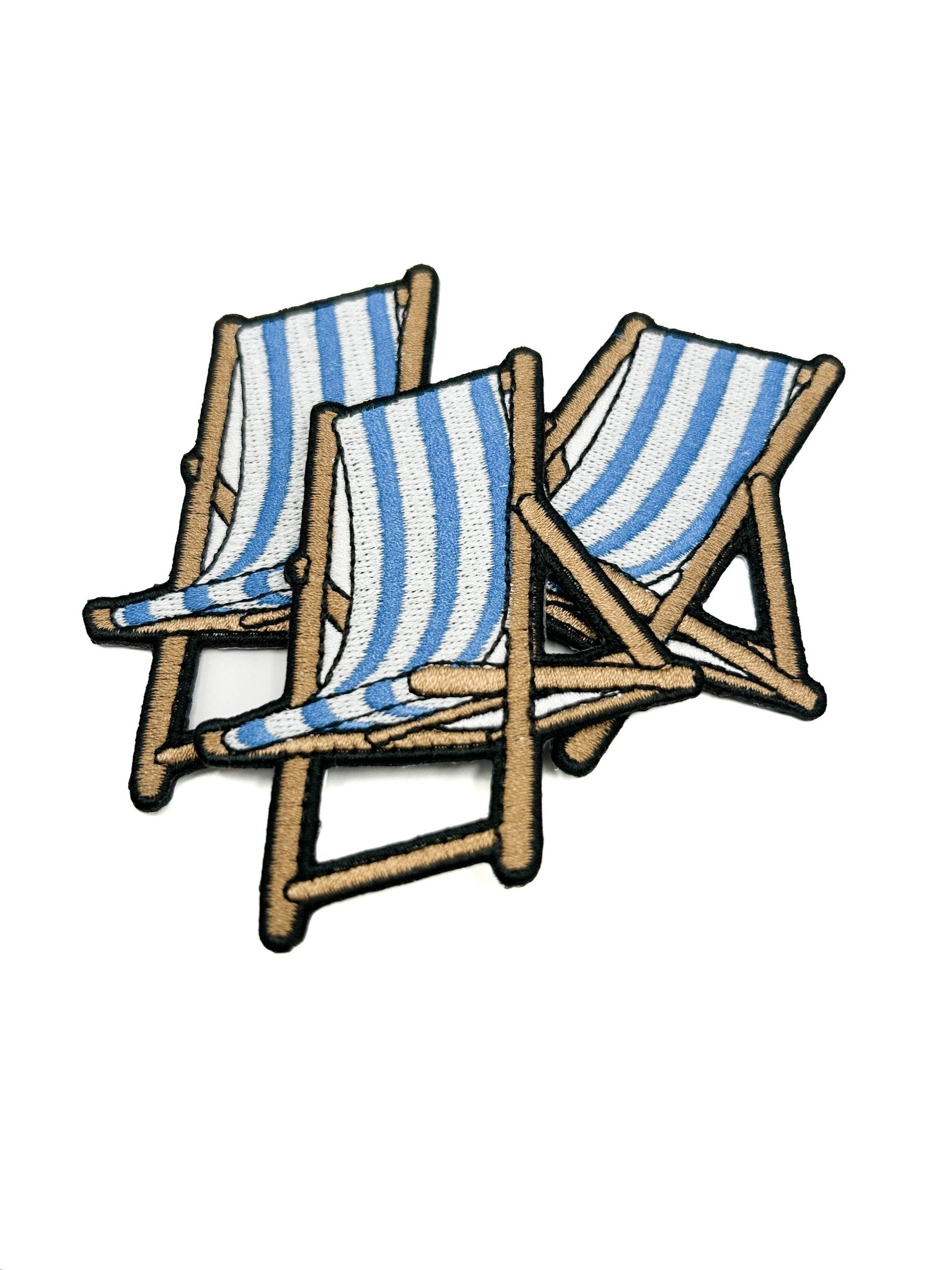 Beach Chair Embroidered Patch - Wander Together Outfitters
