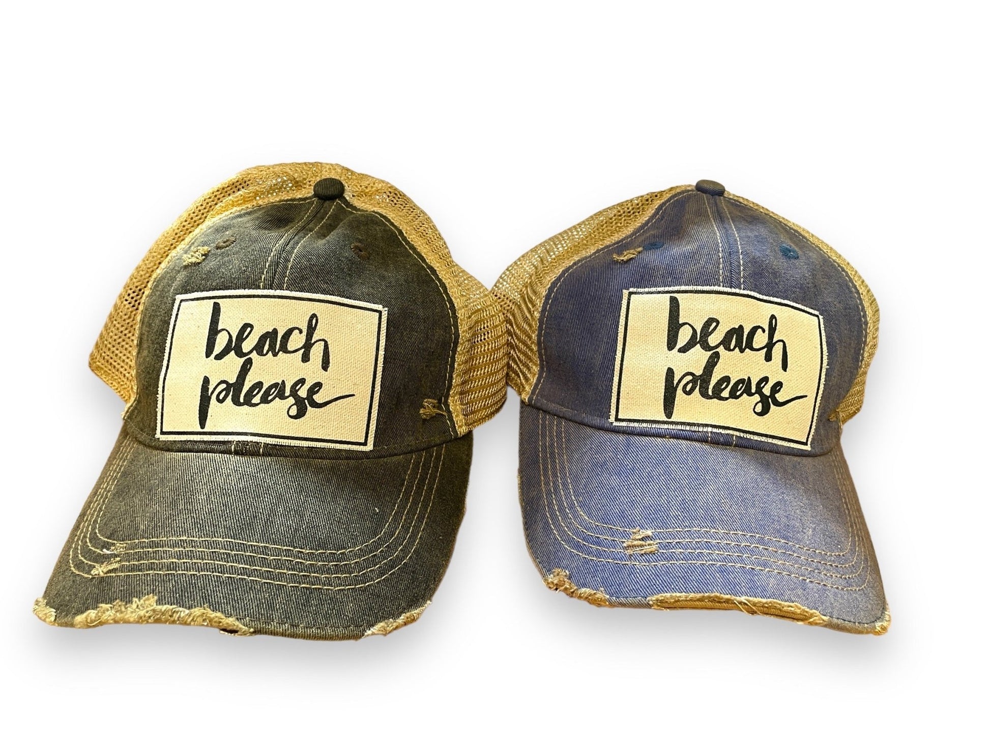 "Beach Please" Caps - various styles - Wander Together Outfitters