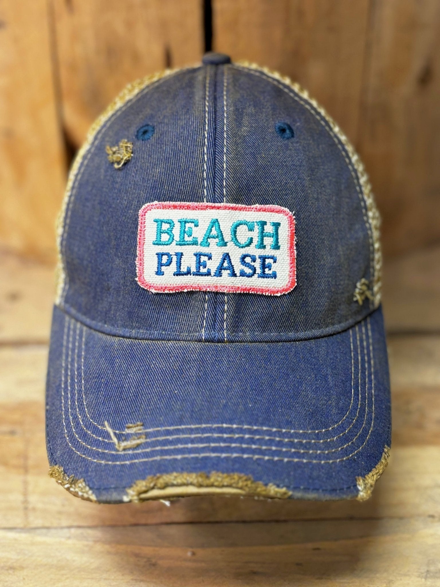 “Beach Please” Hat - Wander Together Outfitters