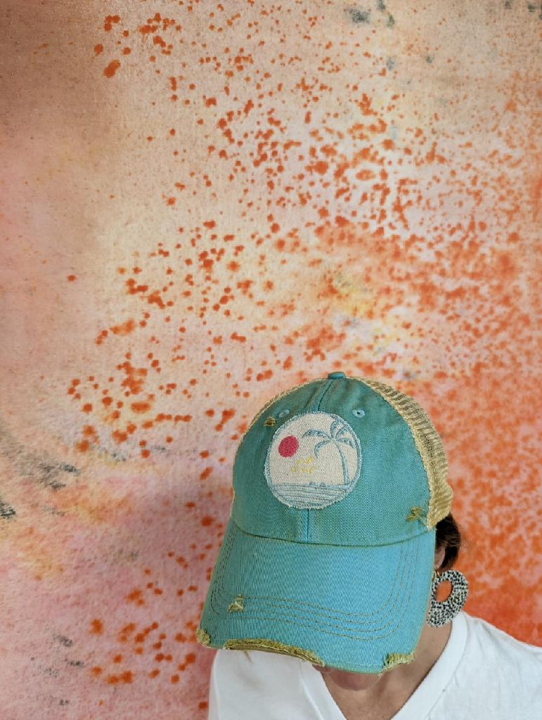 Beach Scene Hat - Wander Together Outfitters