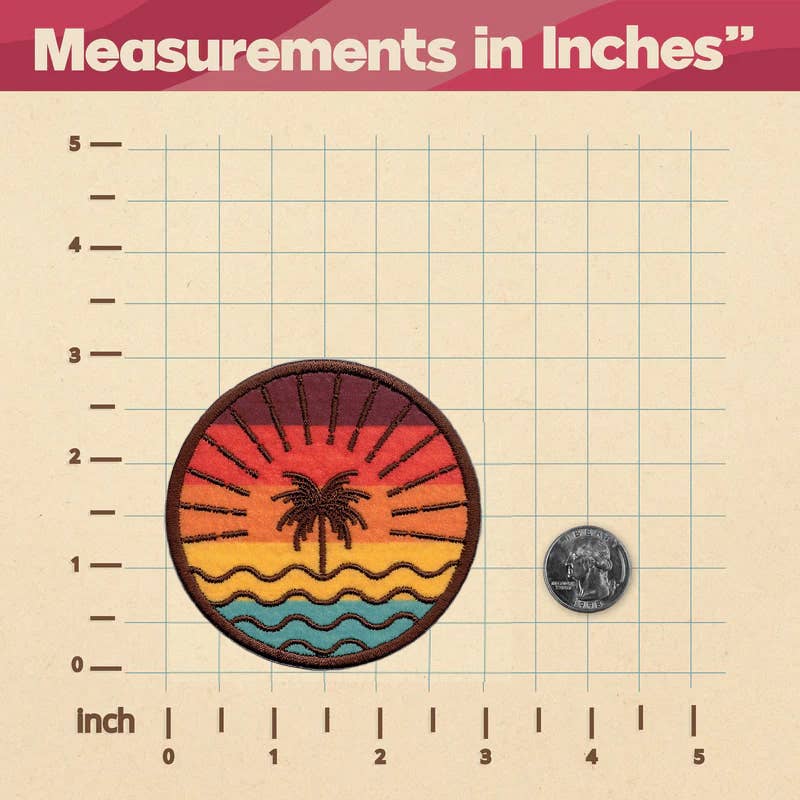 Beach Sunset Patch - Wander Together Outfitters