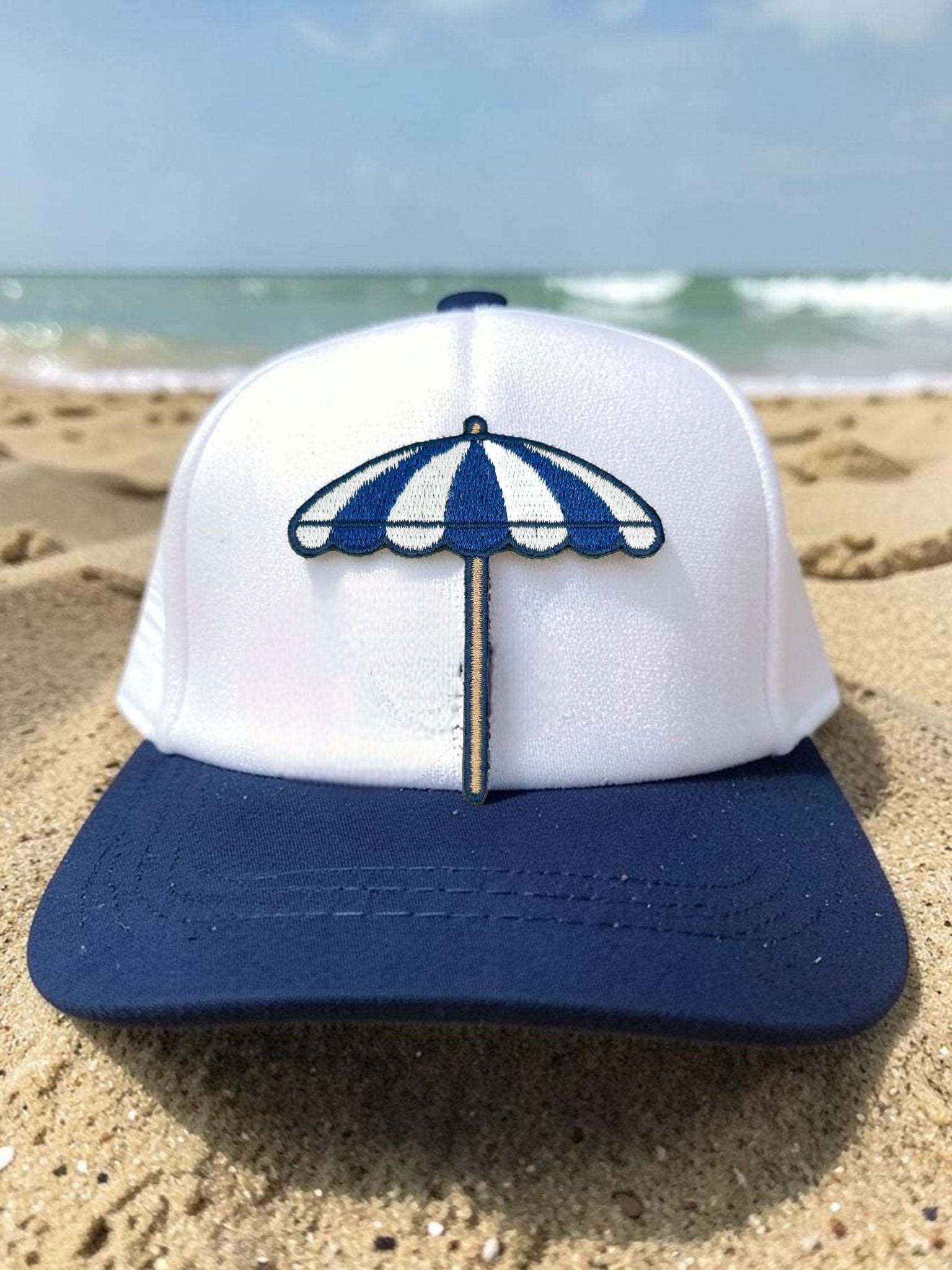 Beach Umbrella Embroidered Patch - Wander Together Outfitters