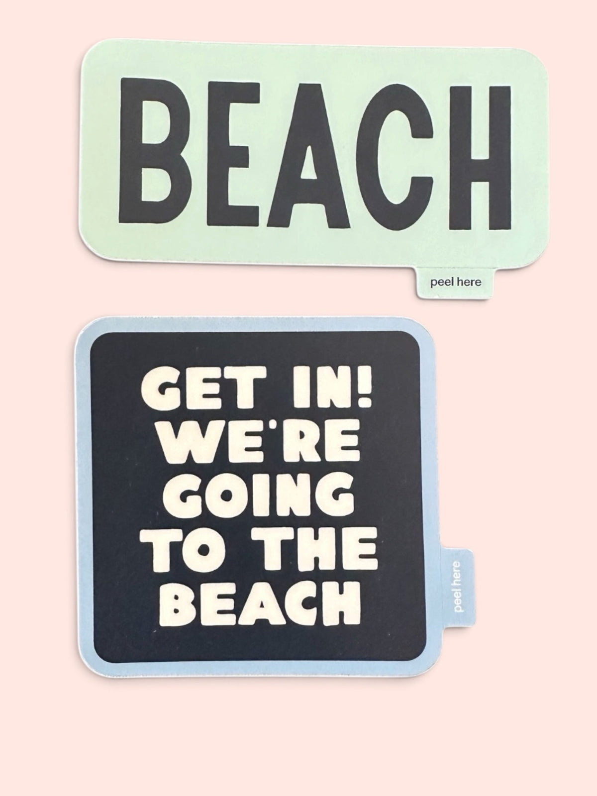 "BEACH" Vinyl Sticker - Wander Together Outfitters