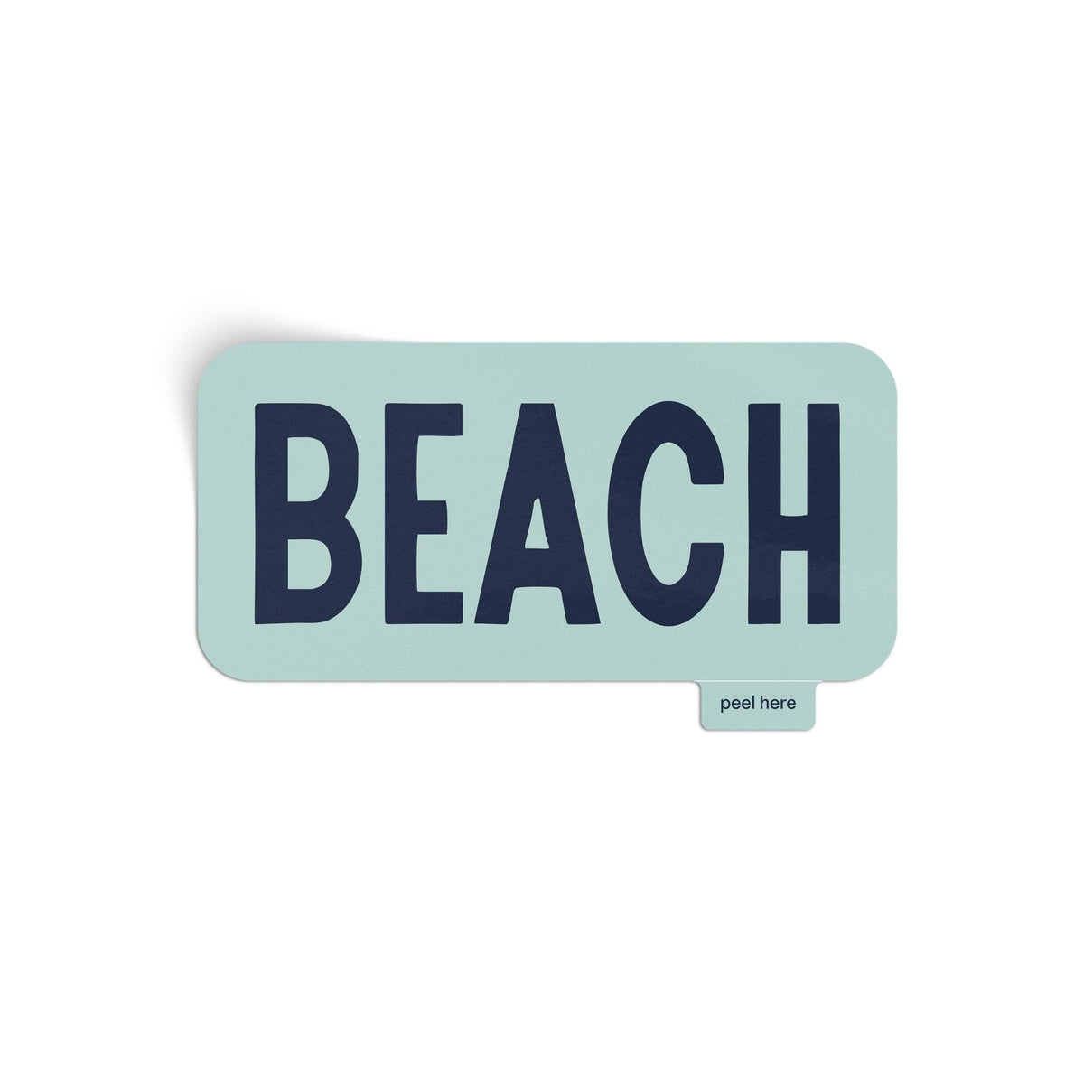 "BEACH" Vinyl Sticker - Wander Together Outfitters